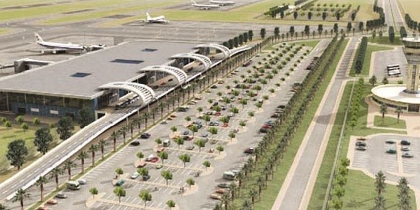 Senegal Dakar Uluslararası Havaalanının roof top cihazları